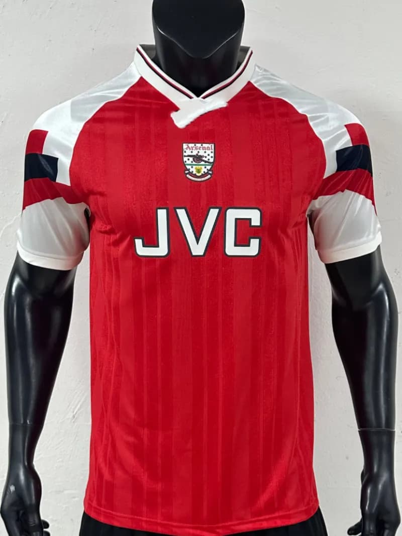 Arsenal Home Shirt 1990-91 JVC Sponsor