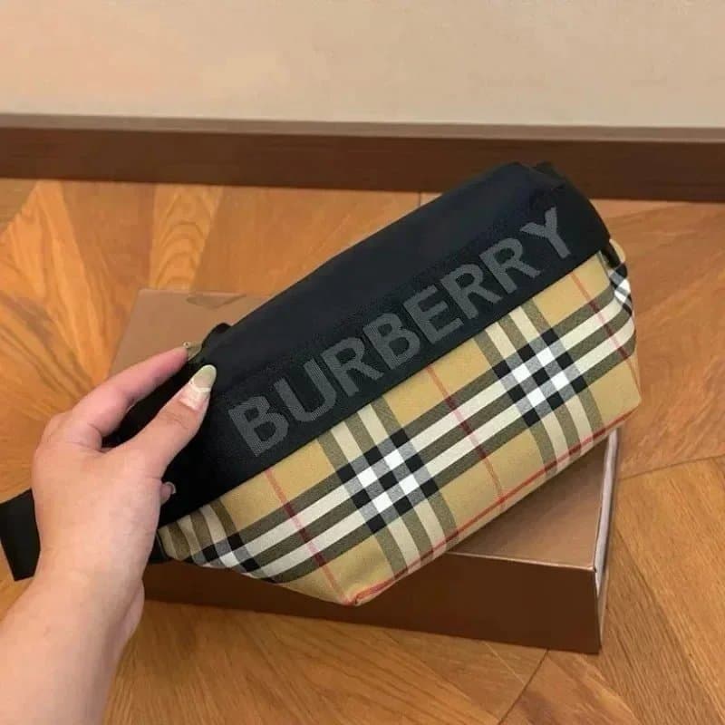 Burberry Logo Belt Bag Black — Burberry 6