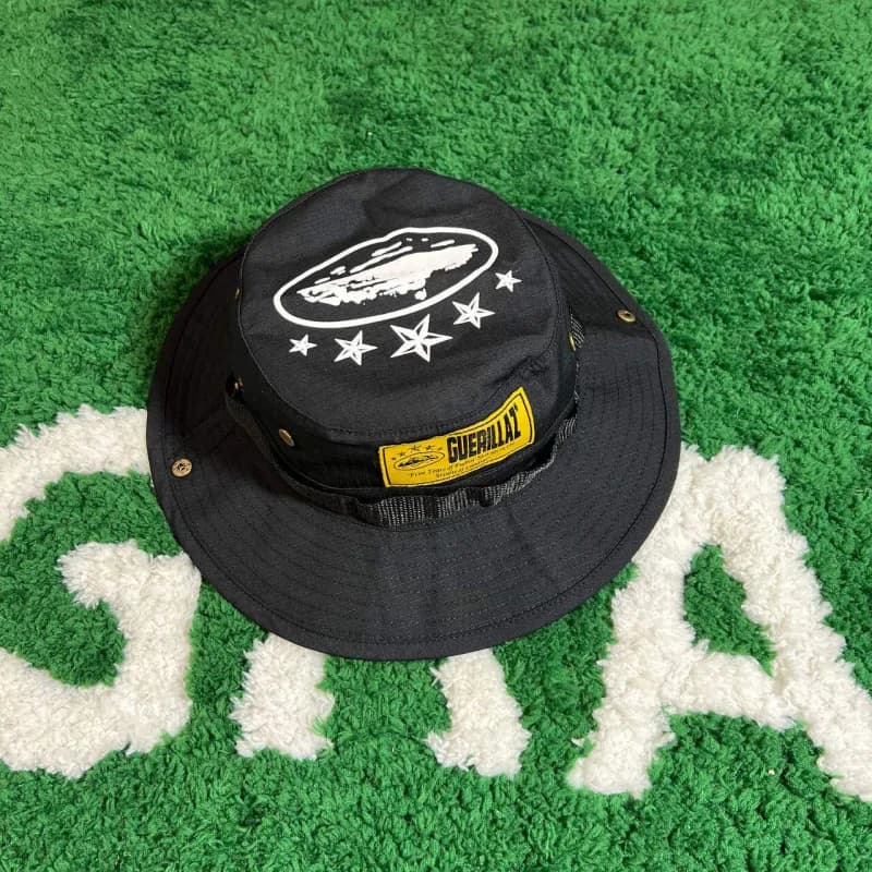 Jacquemus Bucket Hat Distressed Brim — 5 Star Bucket Hat