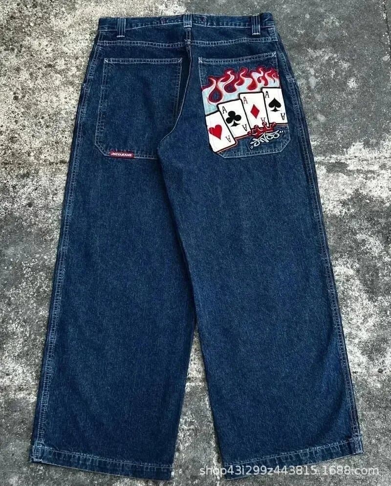 BAPE Denim Skirt Ape Head Embroidery — N23蓝色