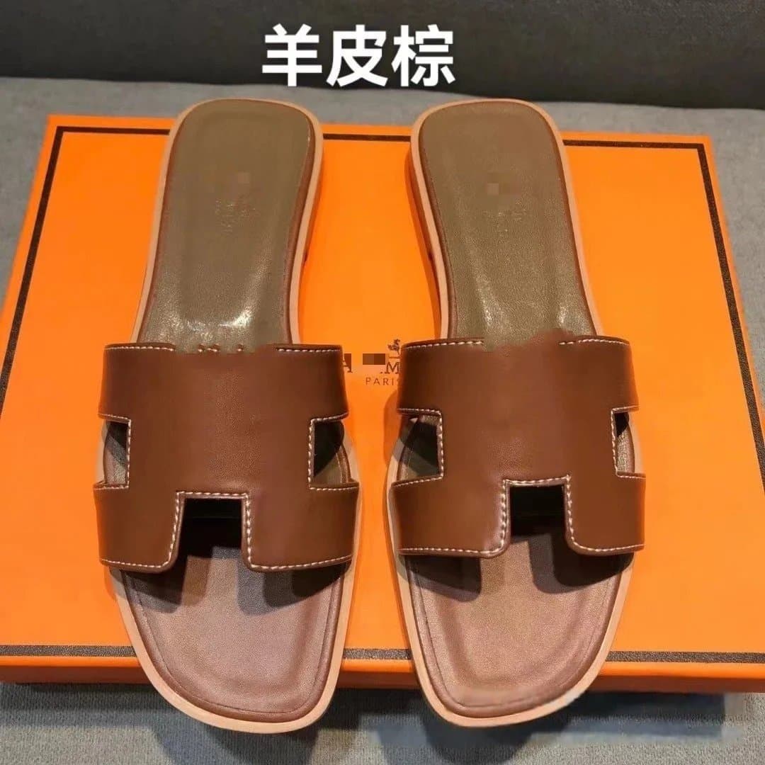 Hermès Oran Sandal H Logo — 37