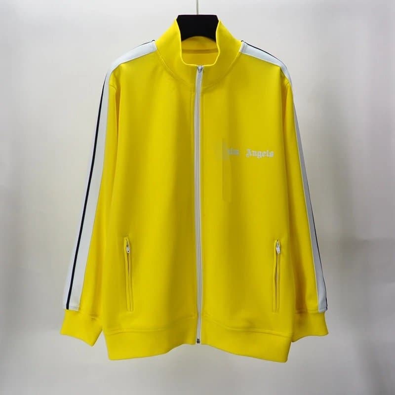 Palm Angels Track Jacket Angels Logo — 黄色上衣