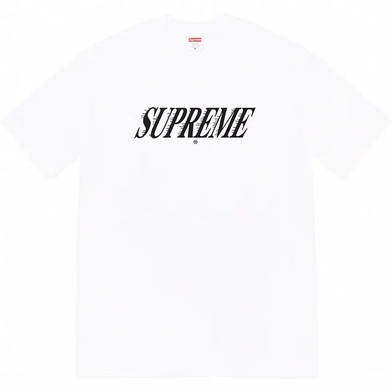 Supreme T-Shirt KAWS Painted Parfum — B323大写字母 白色
