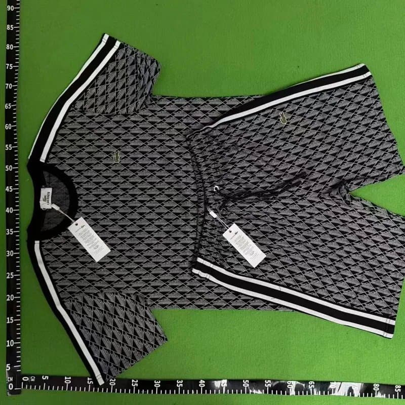 Lacoste Track Set Diamond Pattern
