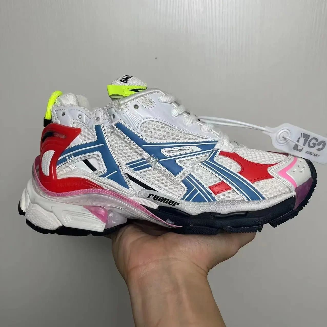 Balenciaga Speed Trainer White Blue — 17