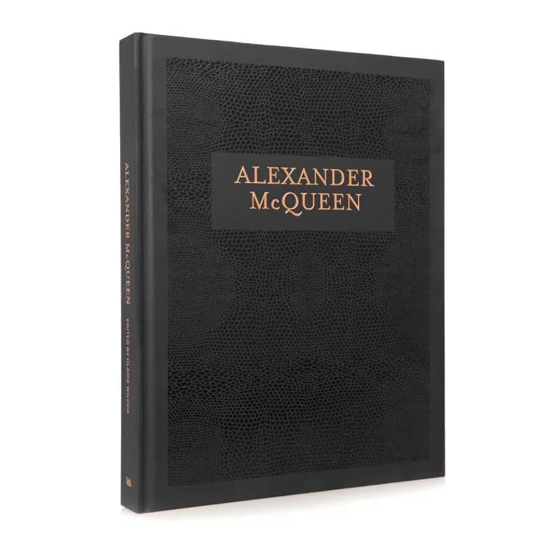 Alexander McQueen Book Black Textured Cover