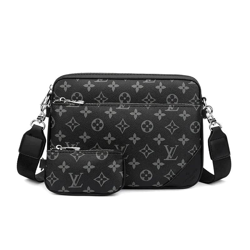 Louis Vuitton Multi Pochette Accessoires Monogram Canvas with Orange Accent — 2