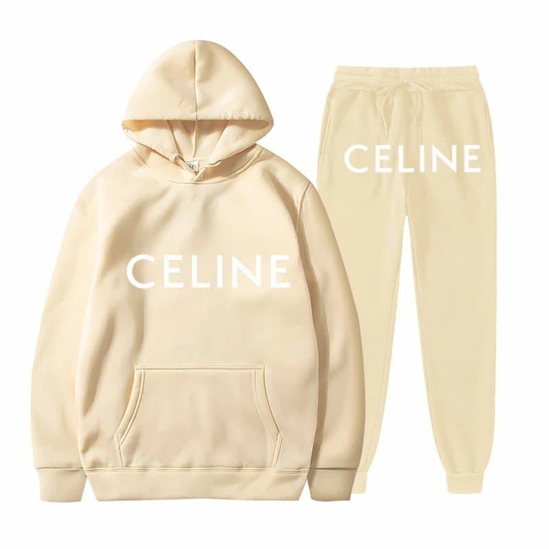 Celine Logo Joggers White Logo — 5