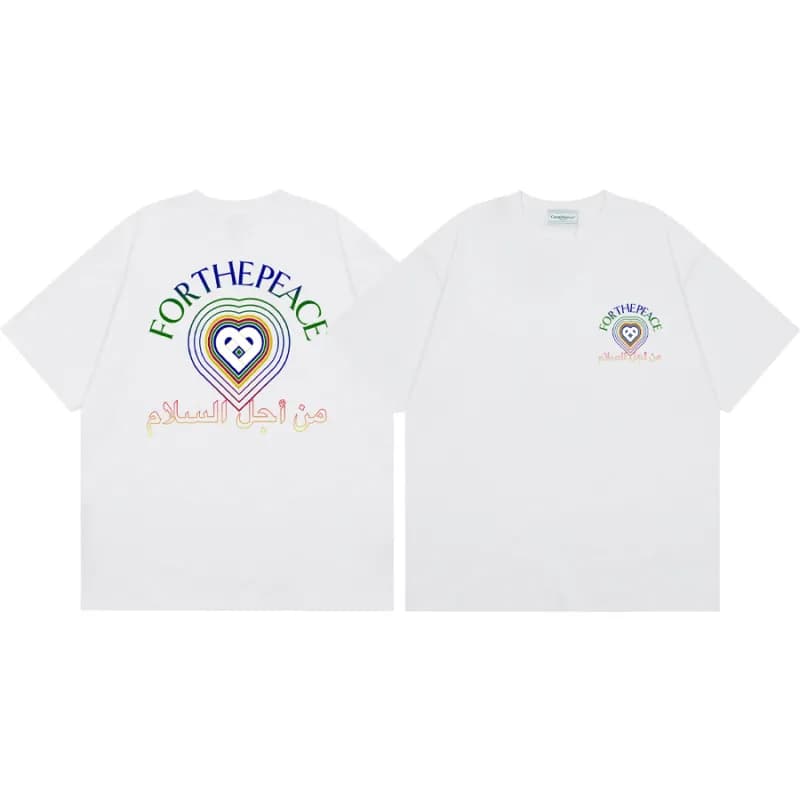 Comme des Garçons Graphic T-Shirt For The Peace Heart