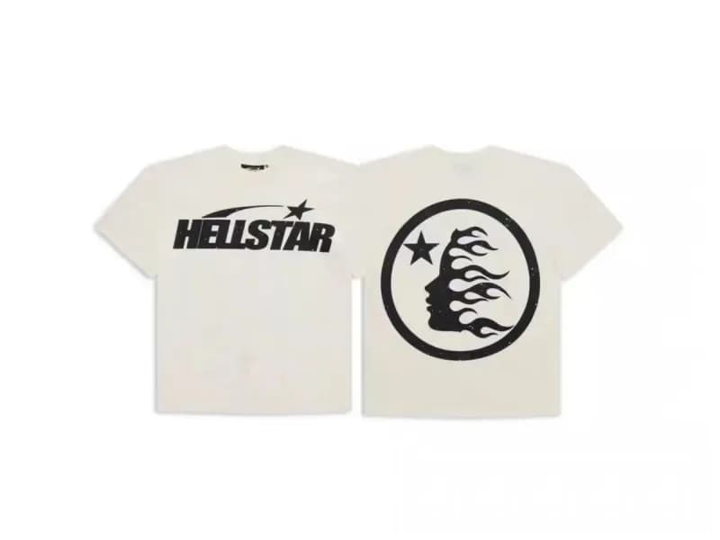Hellstar Graphic Tee Nice Planet Attack — 【280优质量】款式二七(杏色)