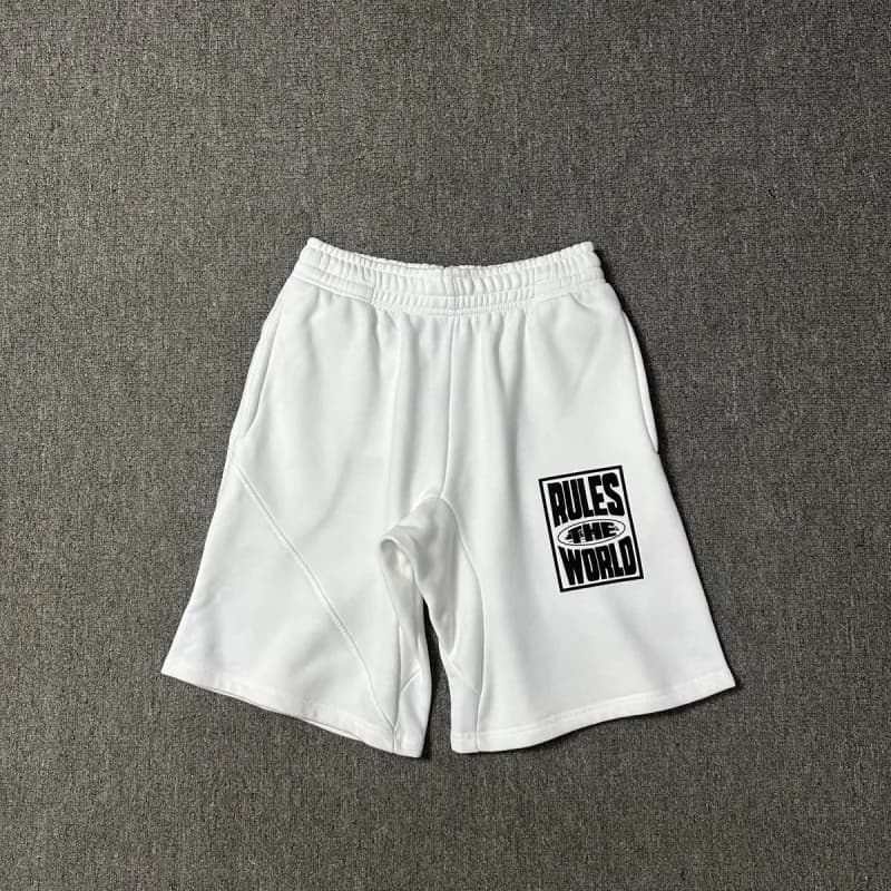 Corteiz Crewneck Sweatshirt Script Logo — 802 white shorts