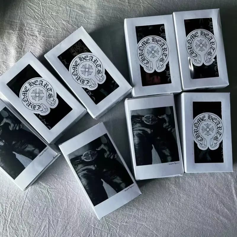Chrome Hearts Belt Buckle Cross & Heart Logo — CHRO 黑红织带内裤 short短款——SIZE: L