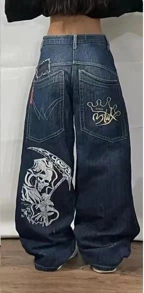 BAPE Denim Skirt Ape Head Embroidery — N30蓝色