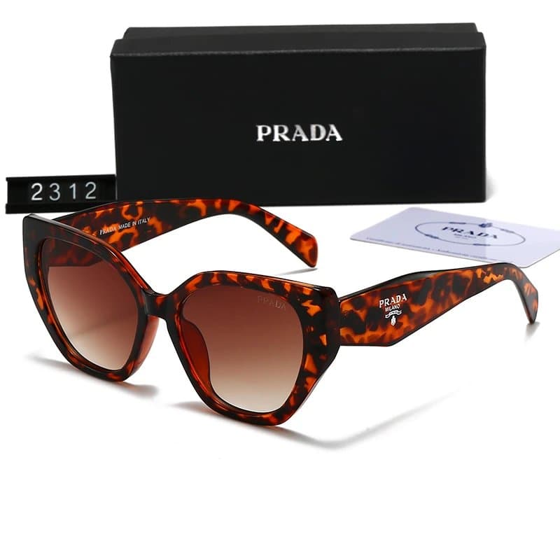 Prada Sunglasses Oversized Hexagonal — 2312-F