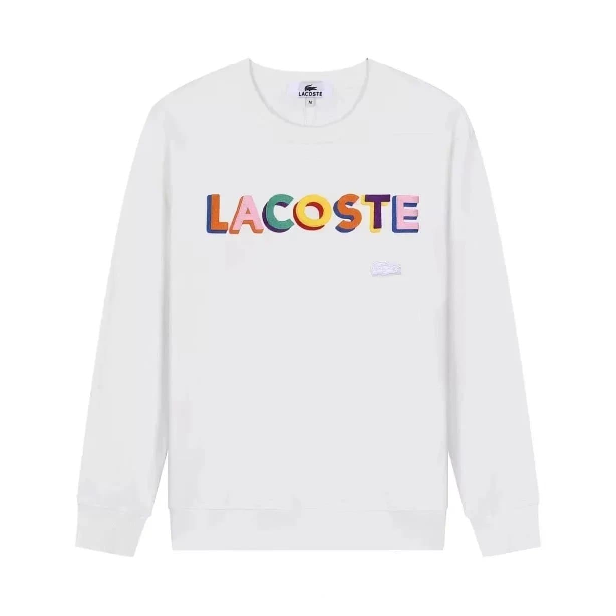 Lacoste Crewneck Sweatshirt Big Croc Logo — 35
