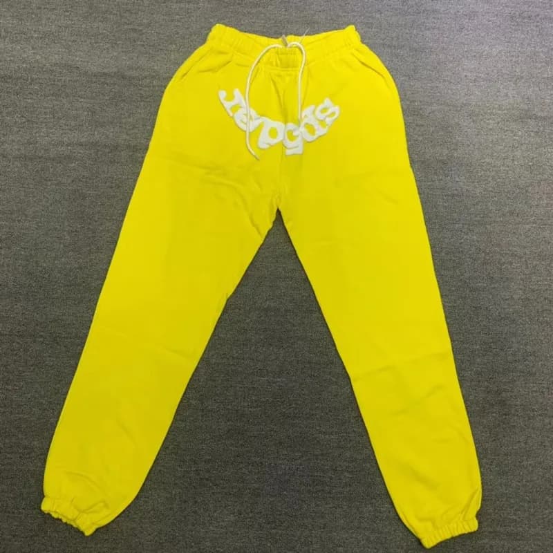 Supreme Logo Sweatpants Yellow