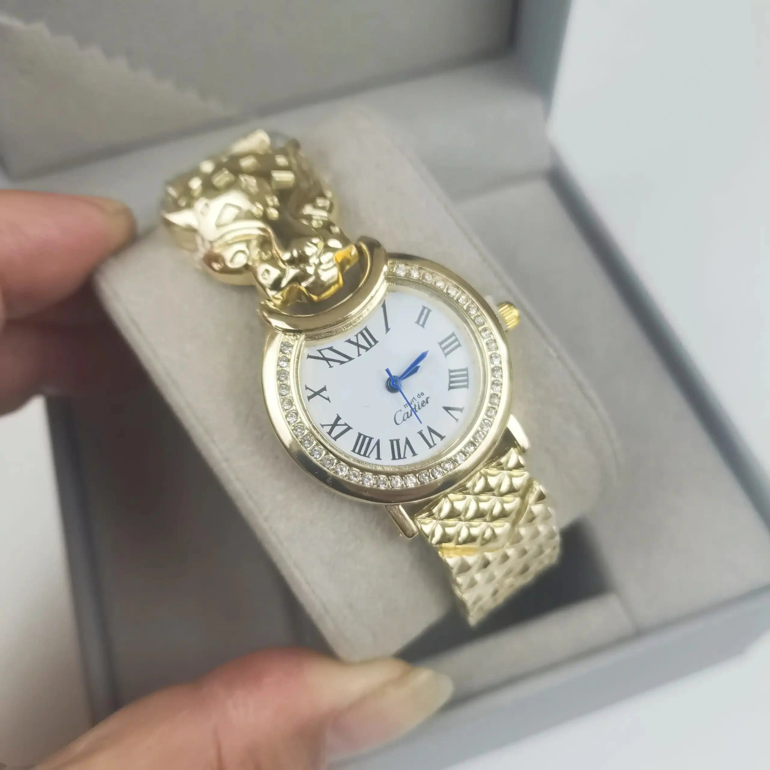 Panthère de Cartier Lion Head Bracelet Watch