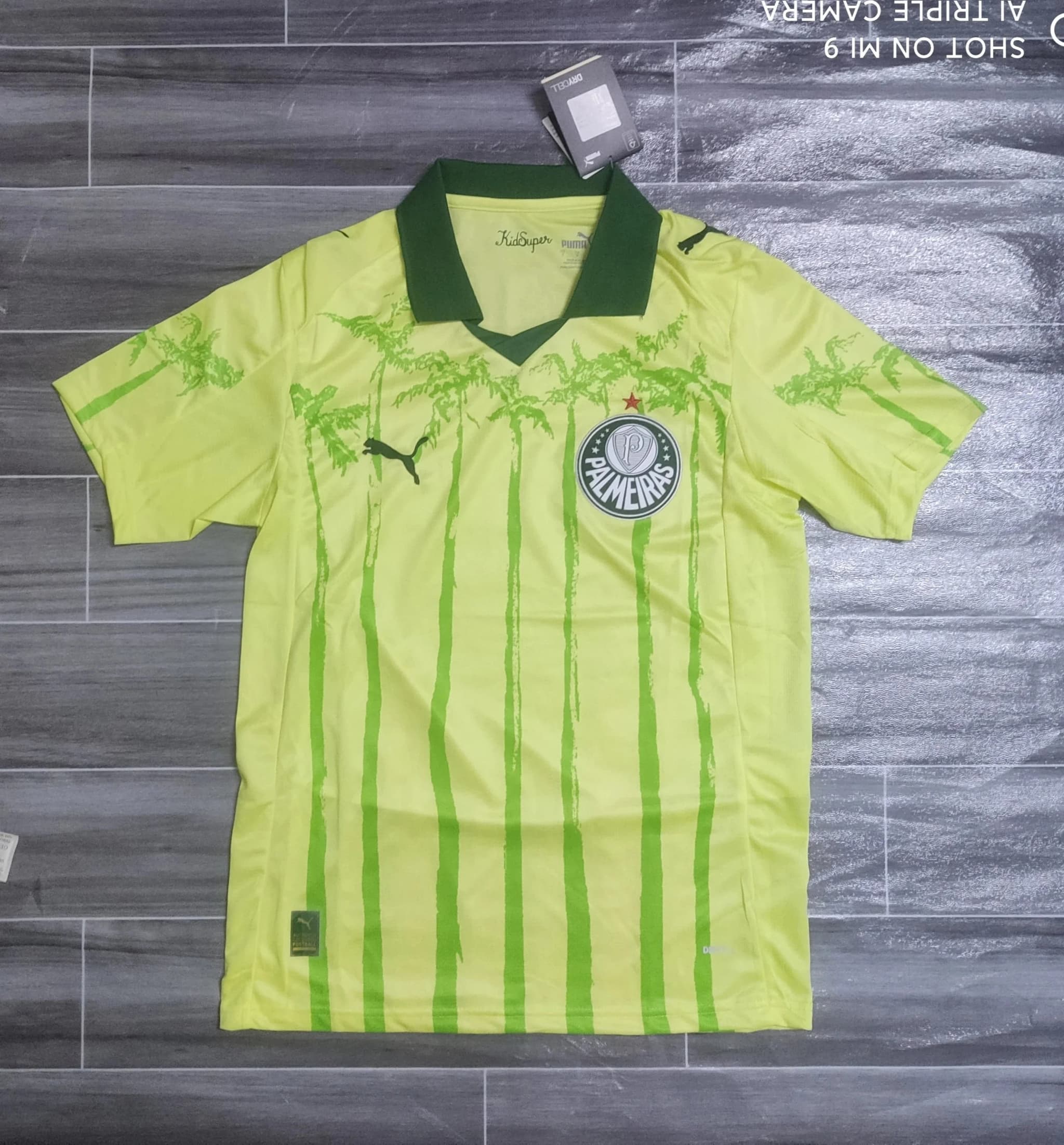 Puma Palmeiras Home Jersey Palm Tree Print