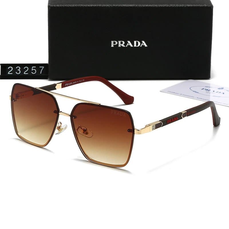 Prada Sunglasses Oversized Hexagonal — 23257-F
