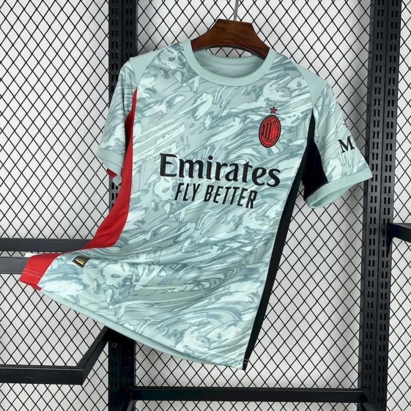 Puma AC Milan Home Jersey 2023-24 Away — 2526AC米兰守门员灰绿