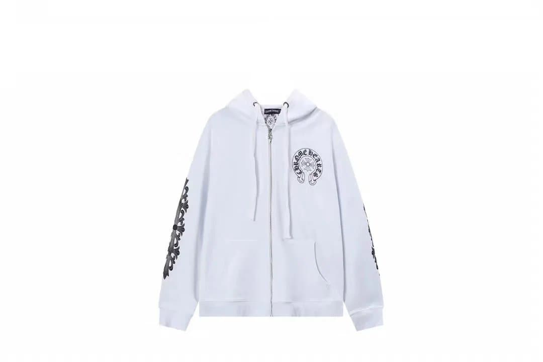 Zip-Up Hoodie Chrome Hearts Logo — 3