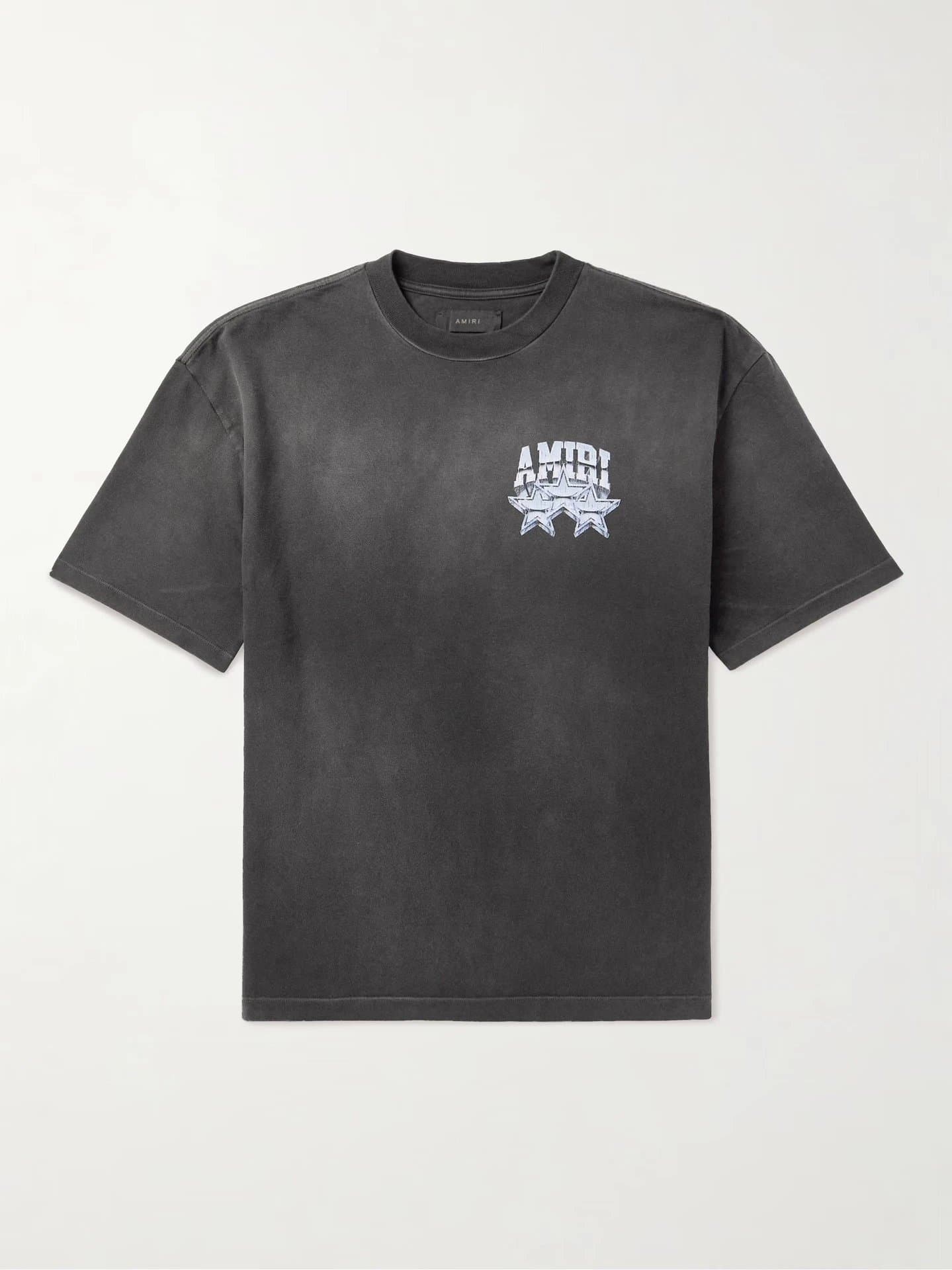 Amiri Graphic Tee Heart Wolf Print — 2082洗水黑
