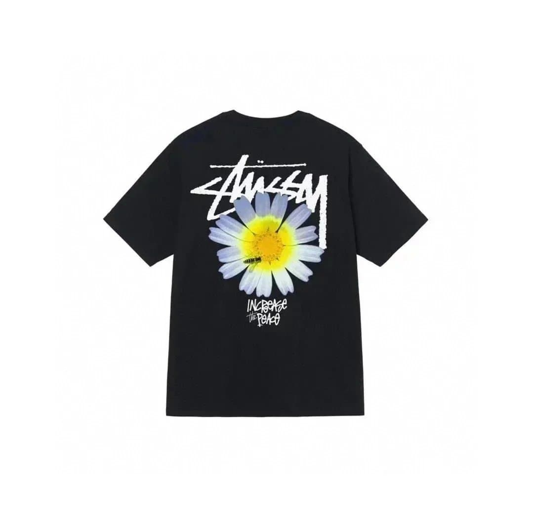 Stüssy Graphic Tee S Logo Script — 106黑色