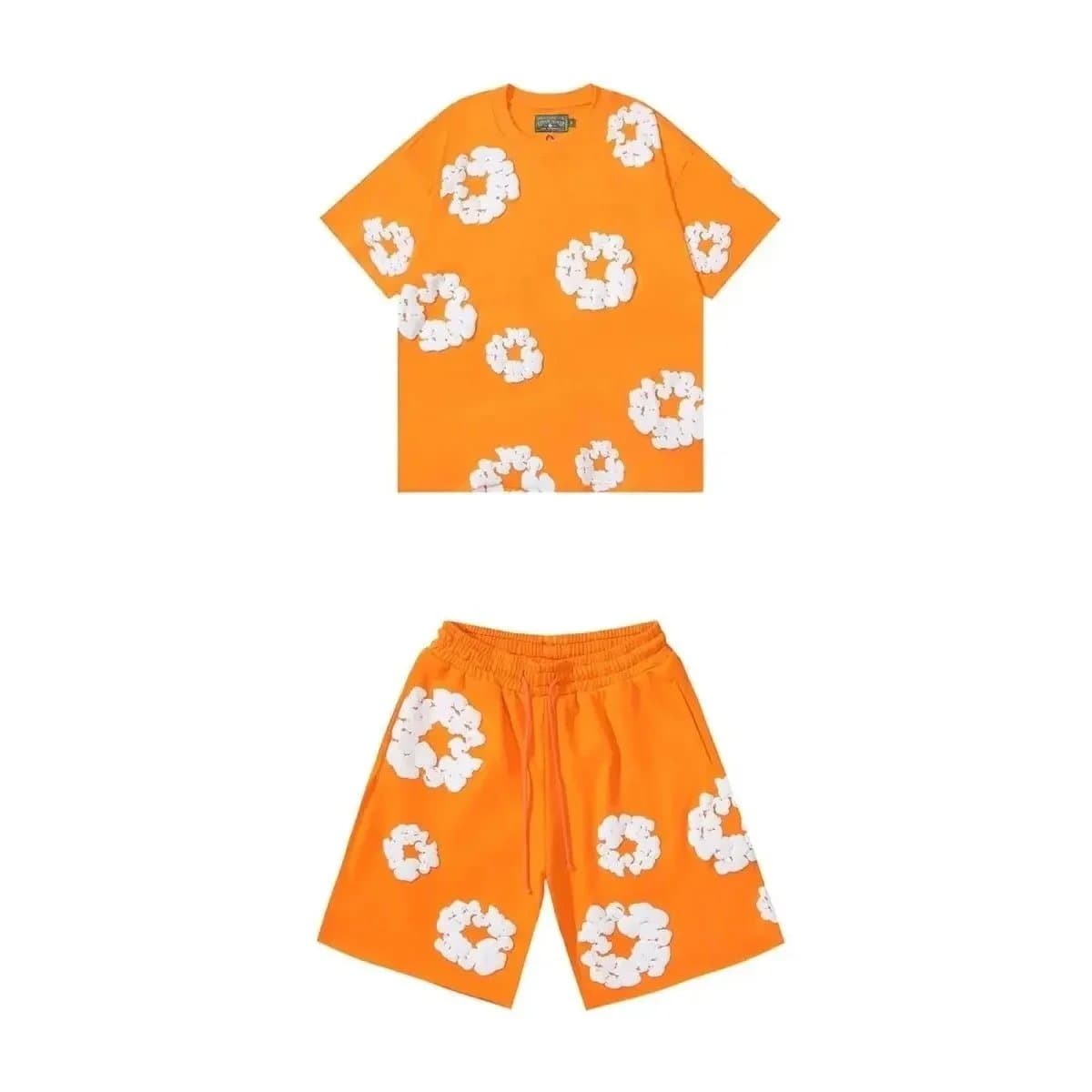 Fear of God Essentials Floral Appliqué Set Cloud Flower — DD030130072
