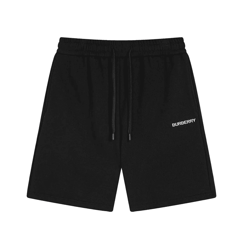 Burberry Logo-Embroidered Shorts Black
