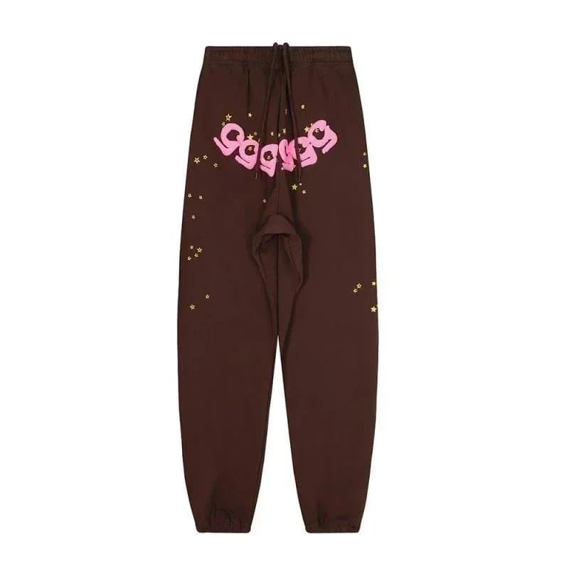 Travis Scott Joggers Pink Logo & Stars