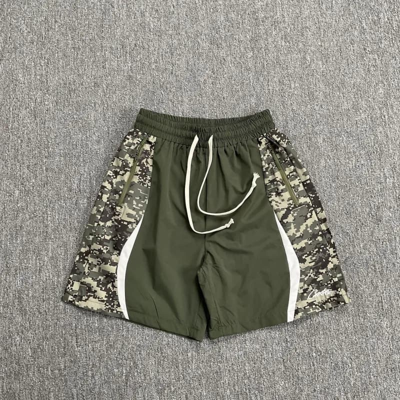BAPE Camo Panel Shorts Digital Camo