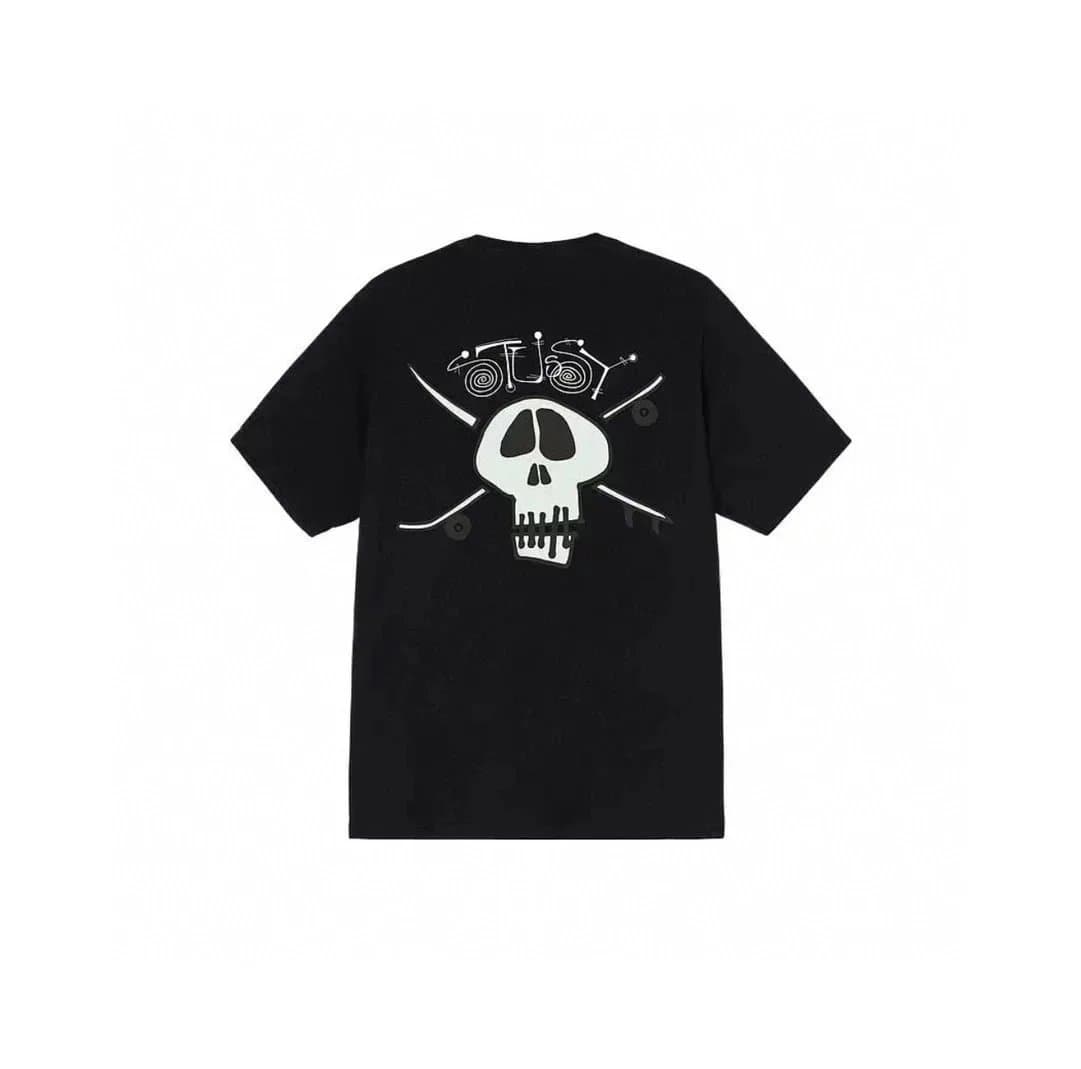 Stüssy Graphic Tee S Logo Script — 111黑色