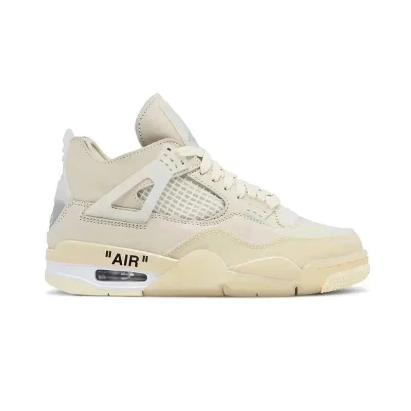 Air Jordan 4 Fire Red — Off-White Sail CV9388-100