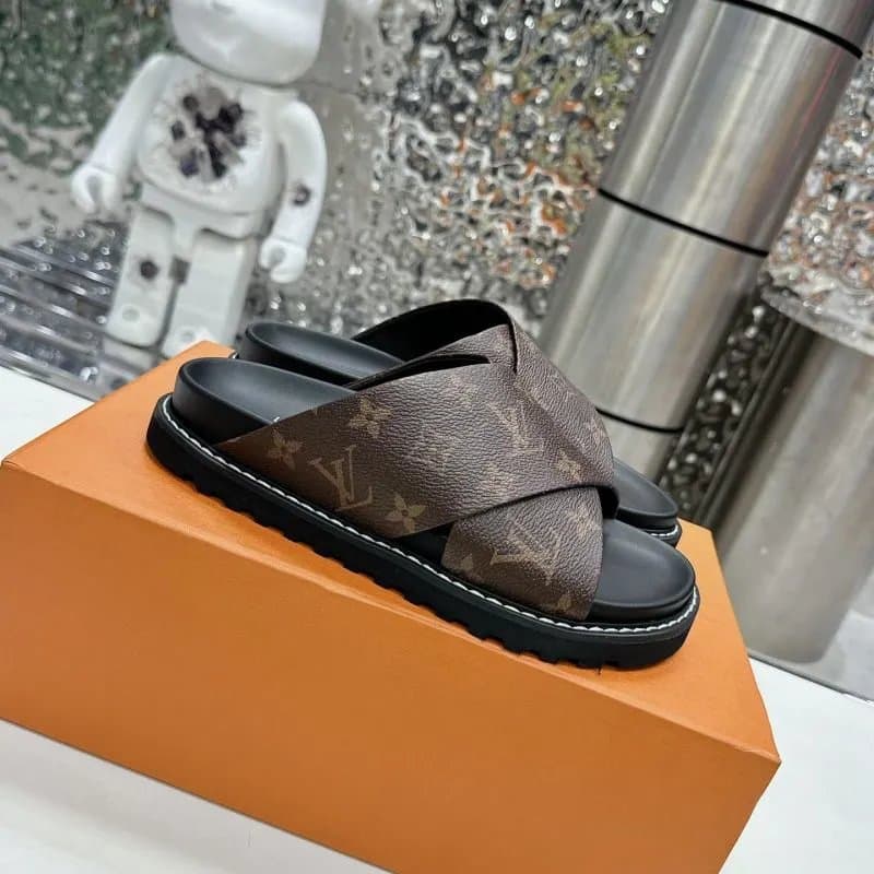 Louis Vuitton LV Slide Sandal Monogram Canvas