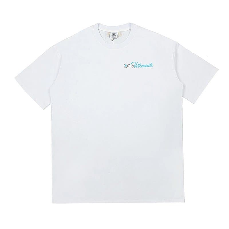 Vetements Logo Repeat Tee Multi-Stacked Logo — 2311款 白色