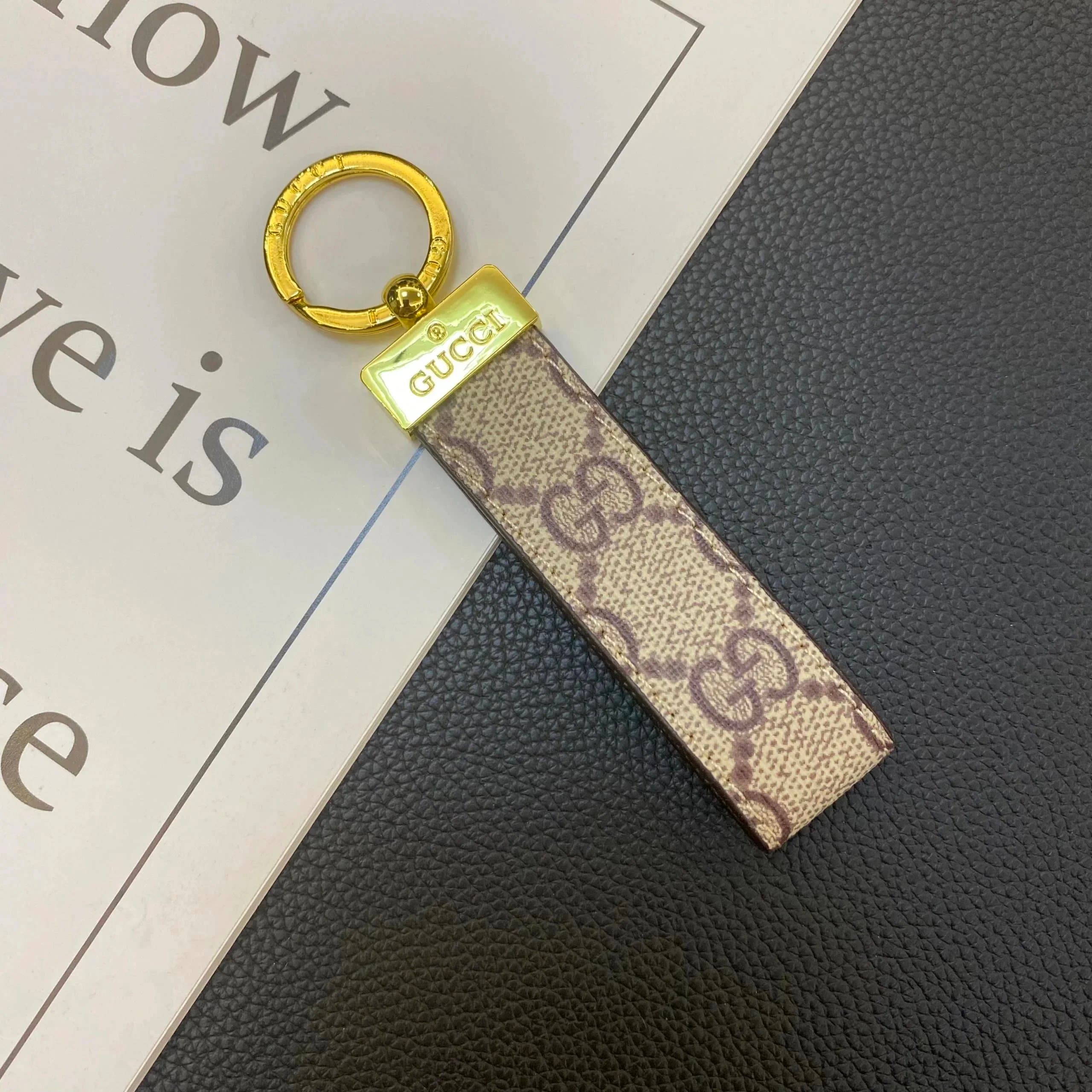Gucci GG Marmont Keychain Monogram Canvas