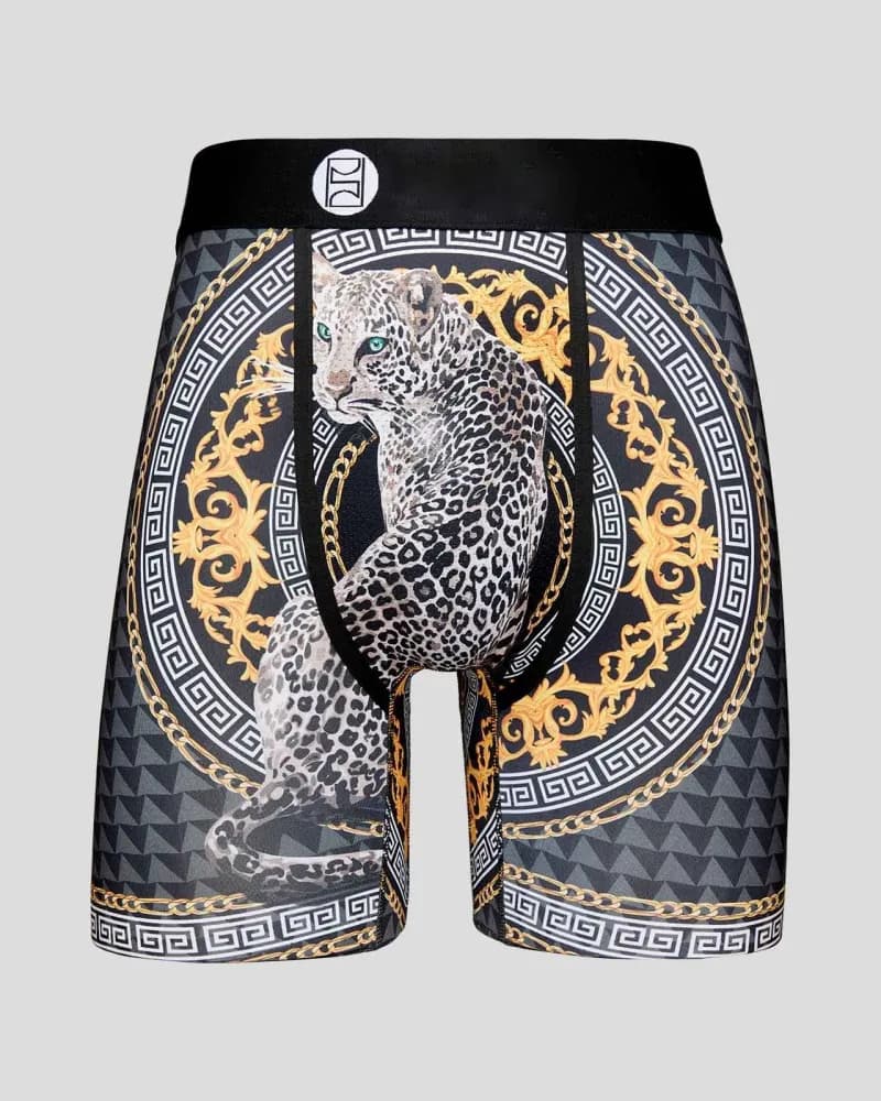 Versace Boxer Brief Leopard Medusa