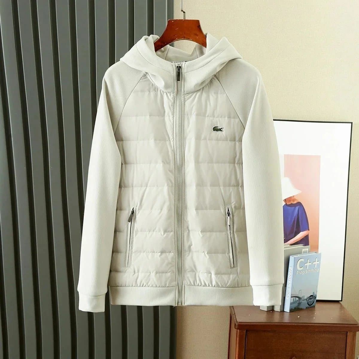 Lacoste Quilted Jacket Diamond Stitch — 10