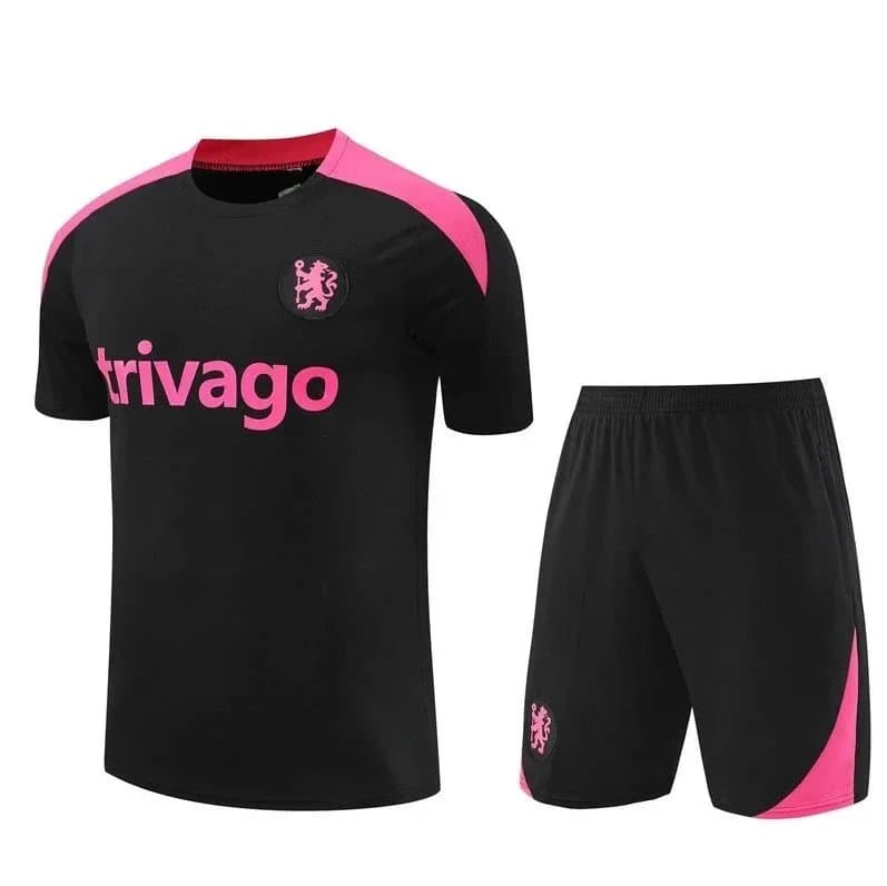 Chelsea Training Kit Black Pink
