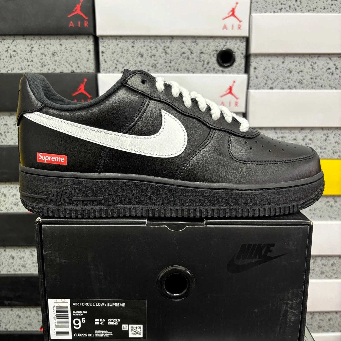 Nike Air Force 1 '07 Low Travis Scott Cactus Jack — G版 · 白黑 Sup CU9225-001