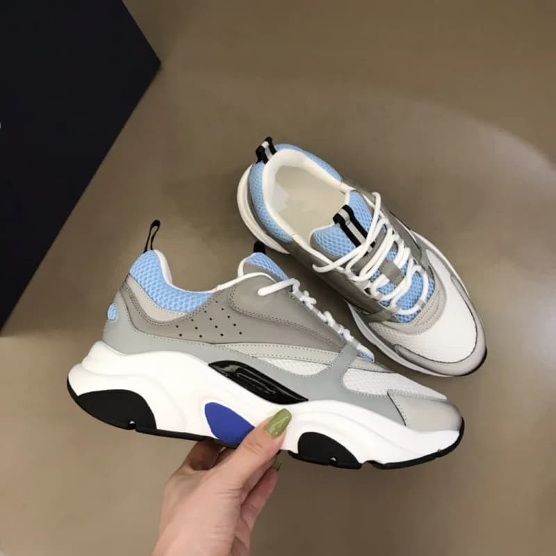 Dior B22 Black Silver — 01灰蓝白