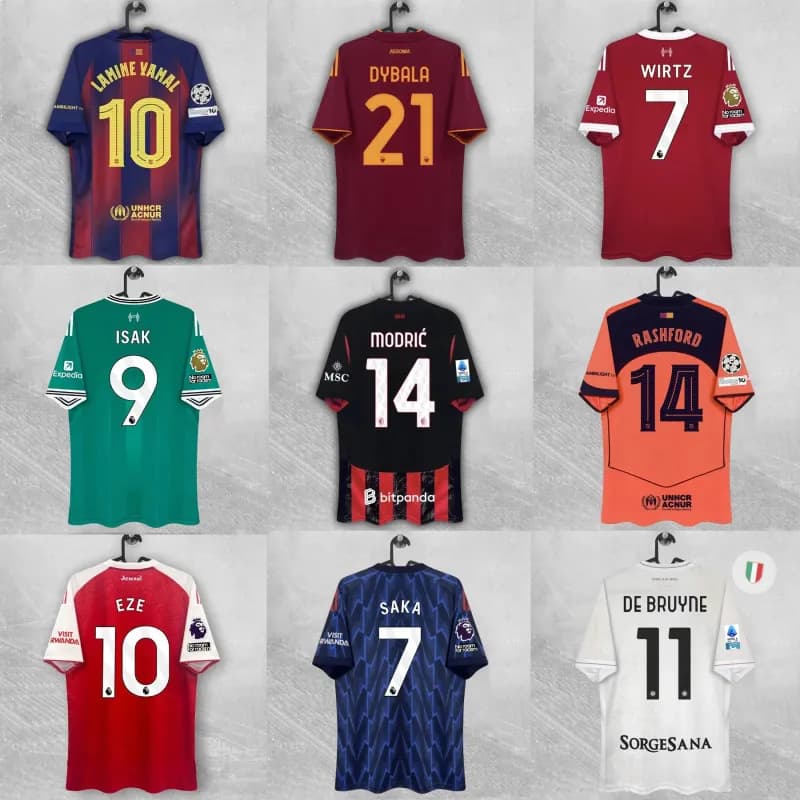 Emporio Armani Home Jersey De Bruyne 11 — 2526皇马主场#10欧冠