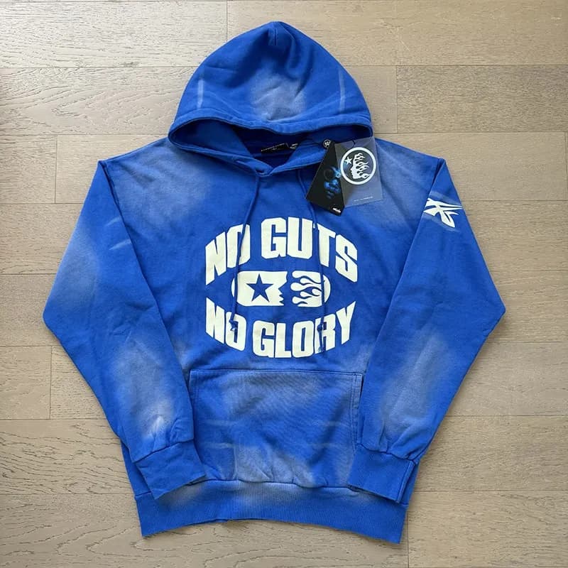 Rhude Hooded Sweatshirt No Guts No Glory