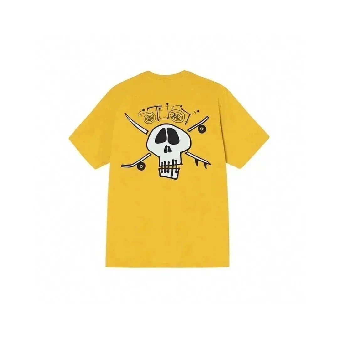 Stüssy Graphic Tee S Logo Script — 111黄色