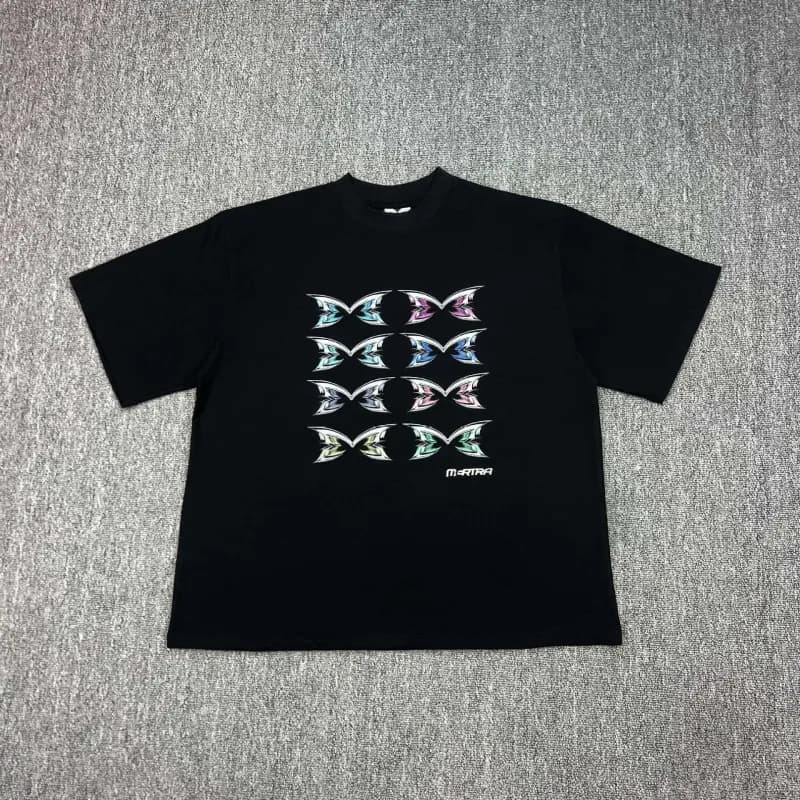 Balenciaga Mesh T-Shirt Logo Print — 207黑色
