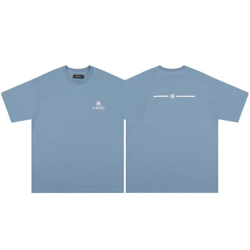 Amiri Logo T-Shirt Light Blue