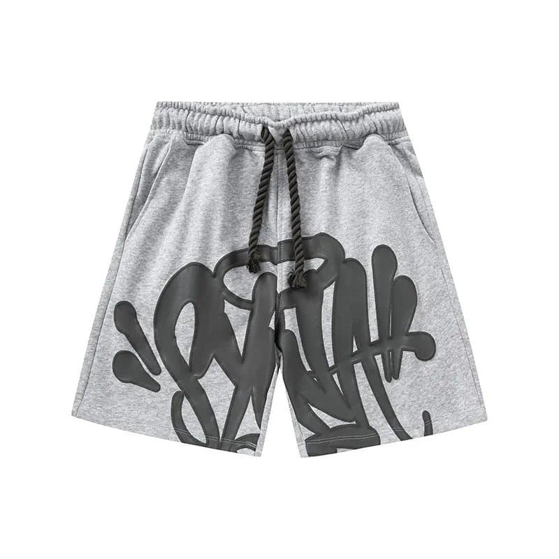 Balenciaga Graffiti Shorts Logo Appliqué