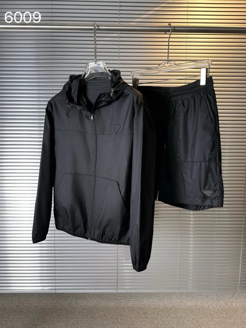 Fendi Zip-Up Hooded Jacket FF Logo Print — 60092黑