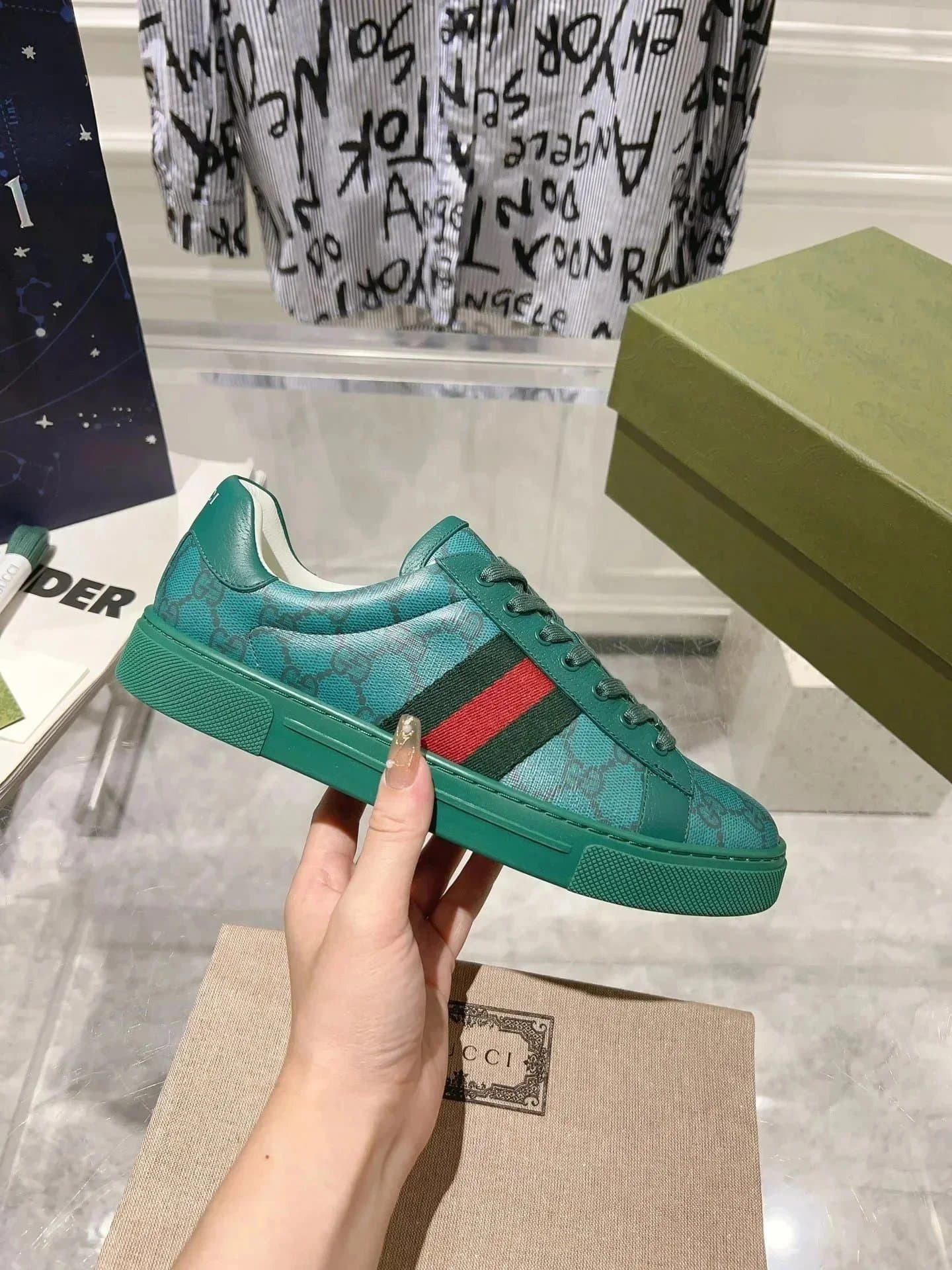 Gucci Ace Sneaker GG Embossed — 19