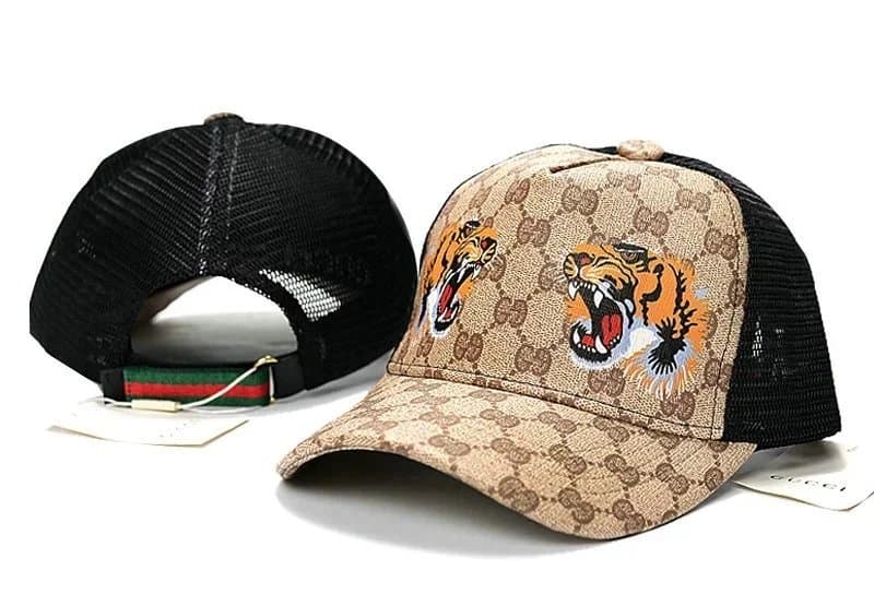 Gucci Tiger Print Cap Multicolor Tiger Motif — 图13